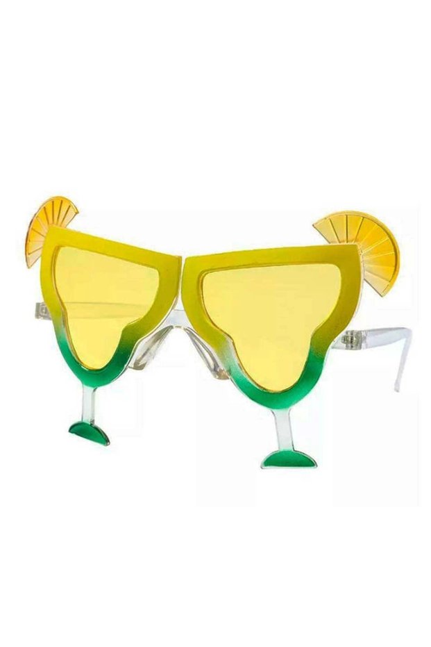 Margarita Party Glasses Yellow Color 16X8 cm