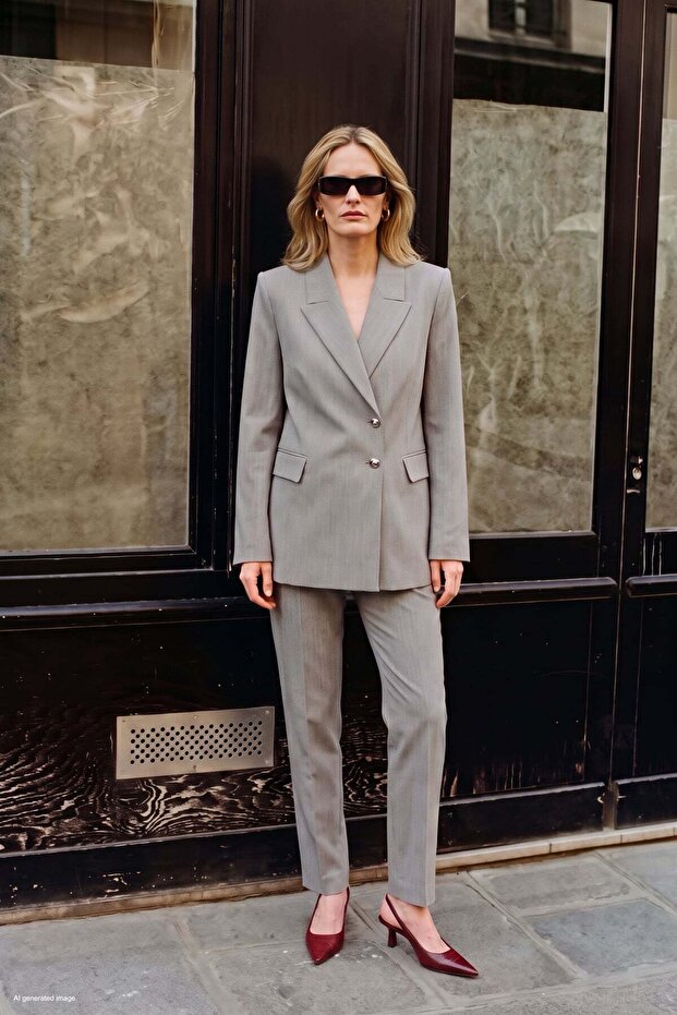 Classic Trousers - Gray