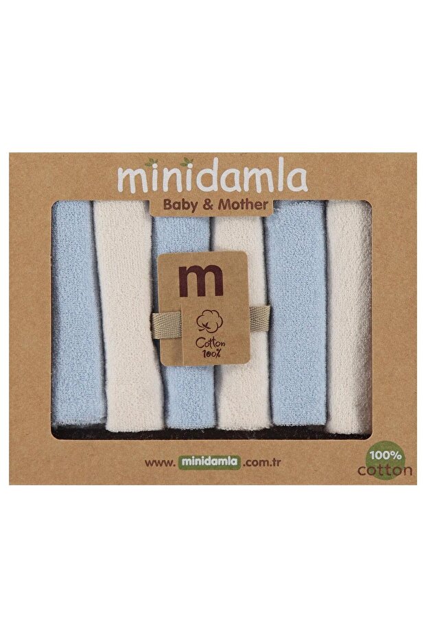 6-Pack Mouth Wipes - Blue