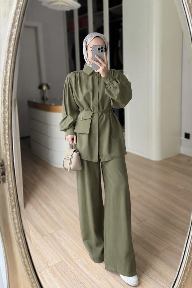 Balon Kol Mini Bag Set - Khaki