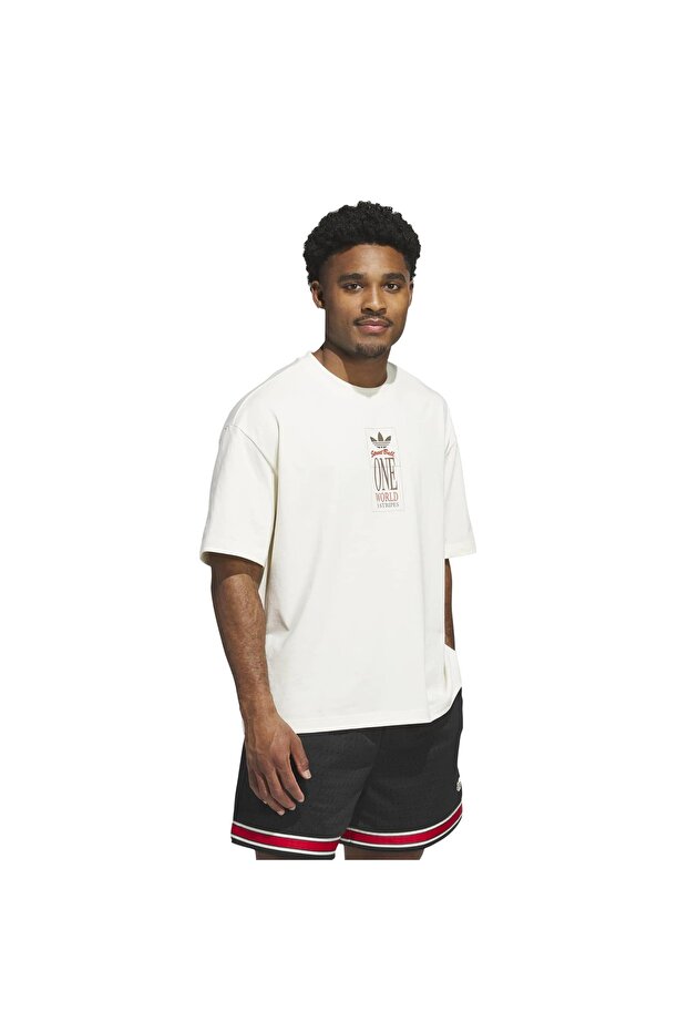 Kg9173-E Wt Gfx Tee Men's T-Shirt Cream