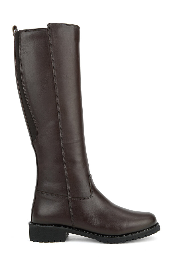 , Women's Genuine Leather Boots 16319Z8011 Brown