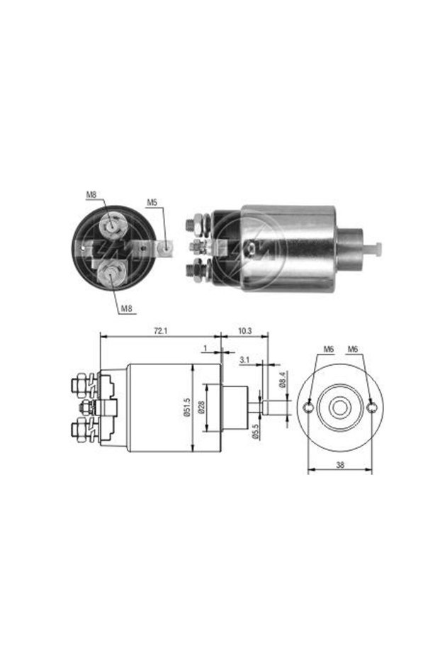 795 Starter Solenoid 12V Chrysler / Dodge