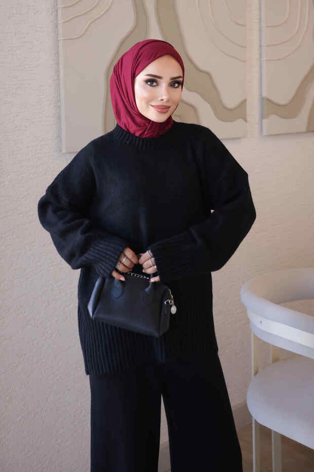 Modest Sweaters - Black - Oversize