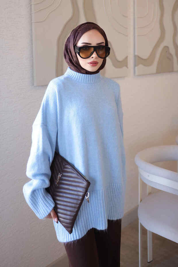 Modest Sweaters - Blue - Oversize