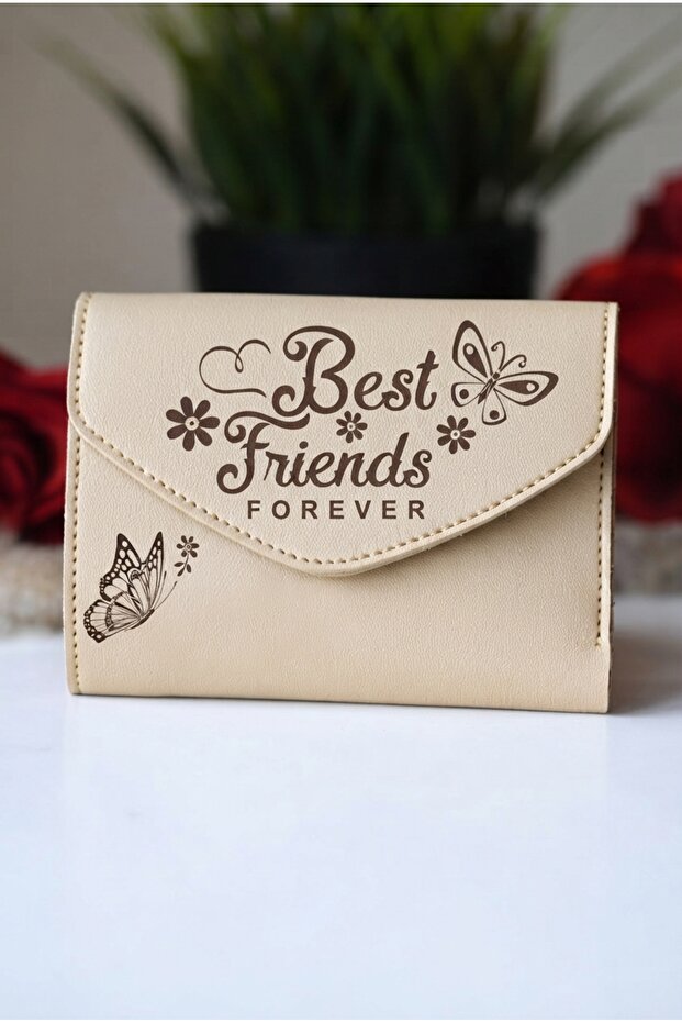 Engraved "Best Friends Forever" Ladies Wallet