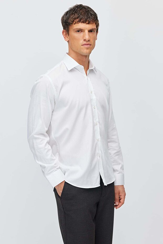 Men's Regular Fit Plain Shirt