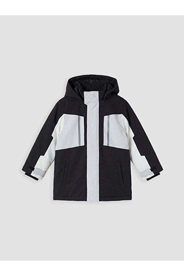 Boys' Ski Coat with Reflective Detail for Style Enthusiasts from Uzg Store