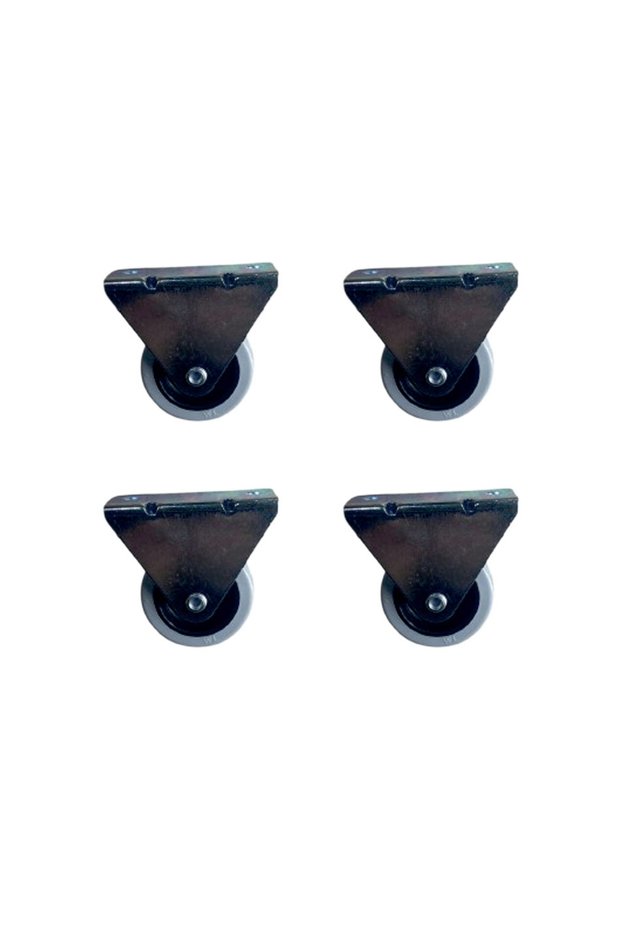 Fixed Wheel - 20X50 - Gray Hks180 - 4 Pieces