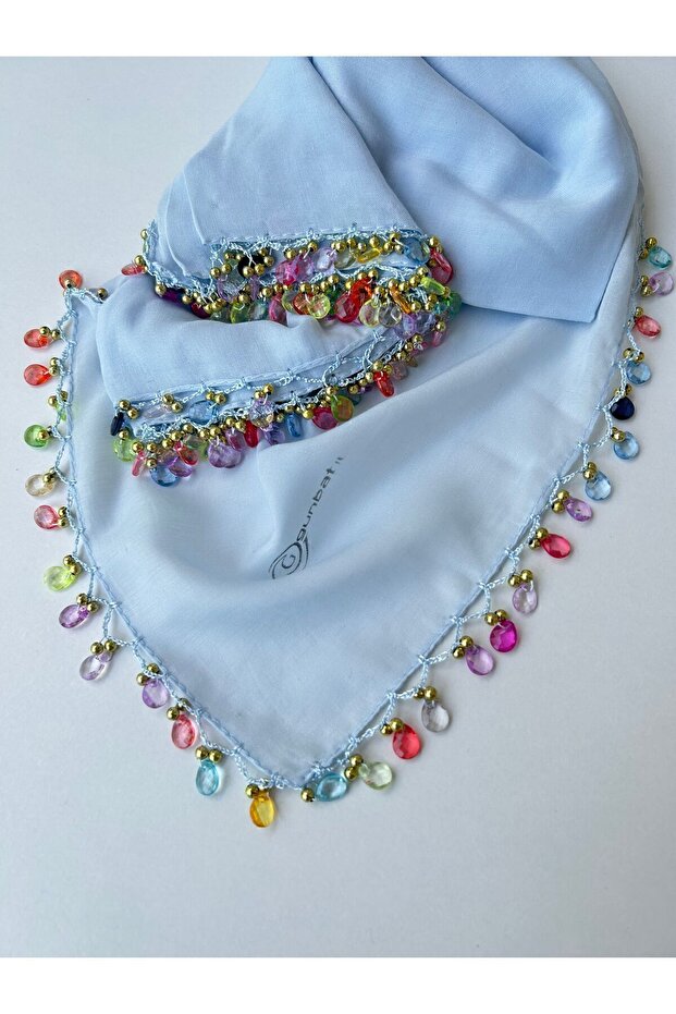 Handmade Edge Beaded Writing Cloth Yemeni Dowry Gift