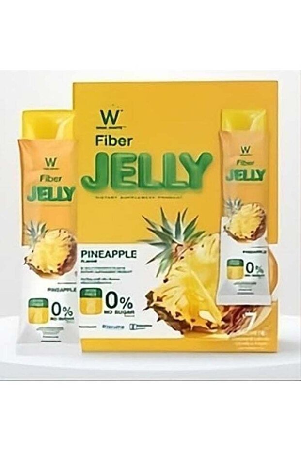 Fiber Jelly 0% Sugar | Pineapple Jelly Supplement with Fiber & Plant Extracts