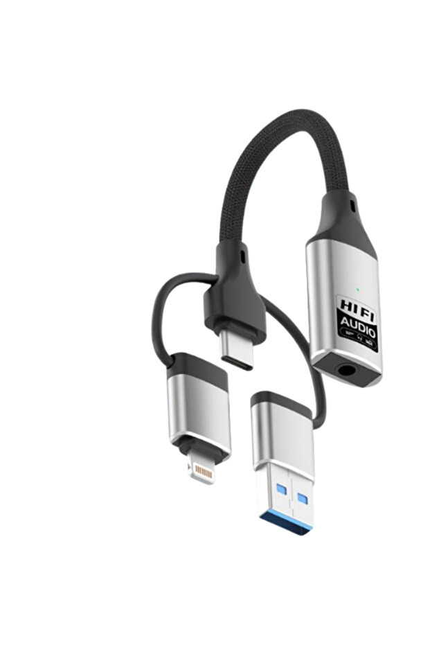 Lightning Type-C USB to Aux Zr1206