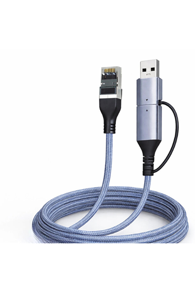 USB 3.0 Type-C 2 in 1 Gigabit Ethernet Adapter Zr1159