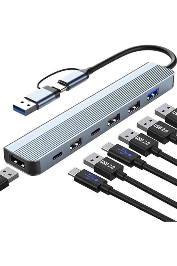 Type-C USB 7in1 3.0 Hub Zr1055