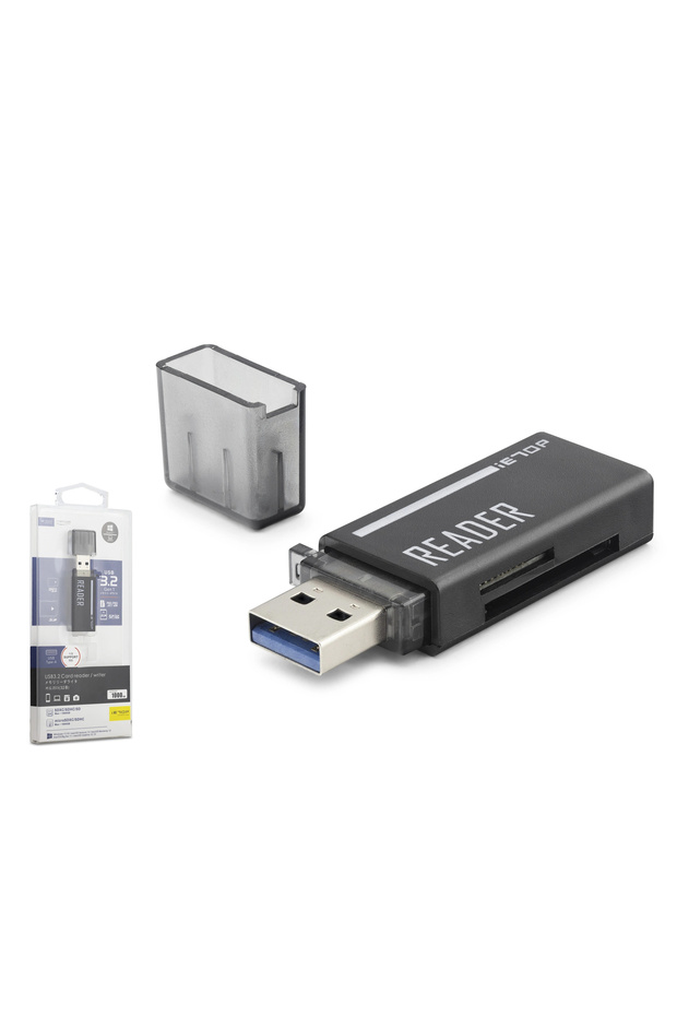 USB Type-C 3.2 Gen1 Card Reader Sd Microsd 5 Gbps Black C306