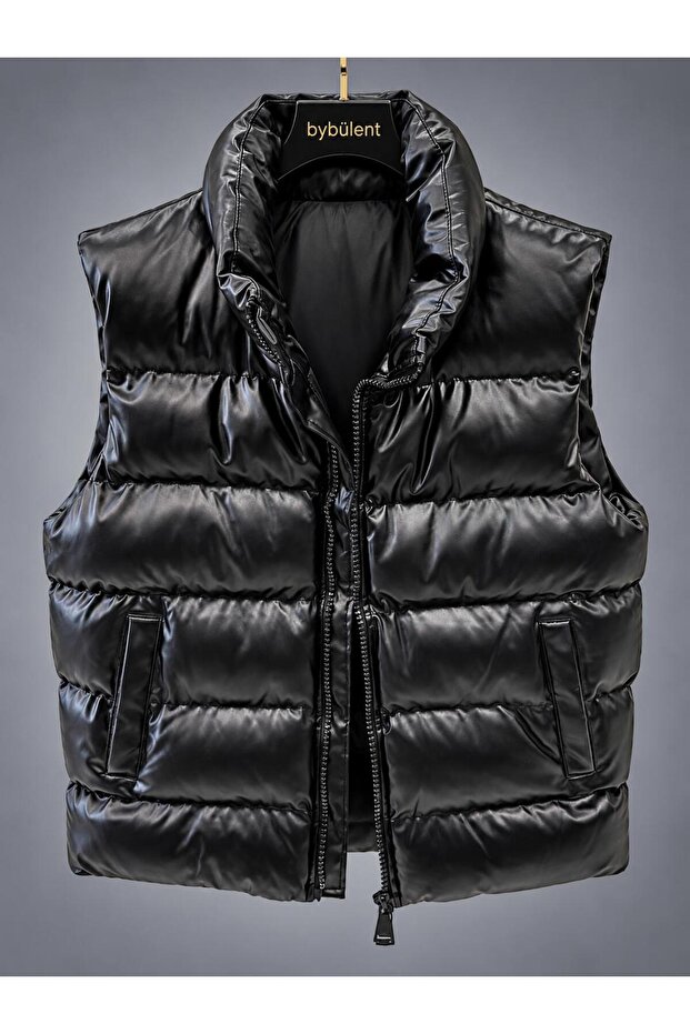 Special Production Faux Leather Quality Inflatable Vest
