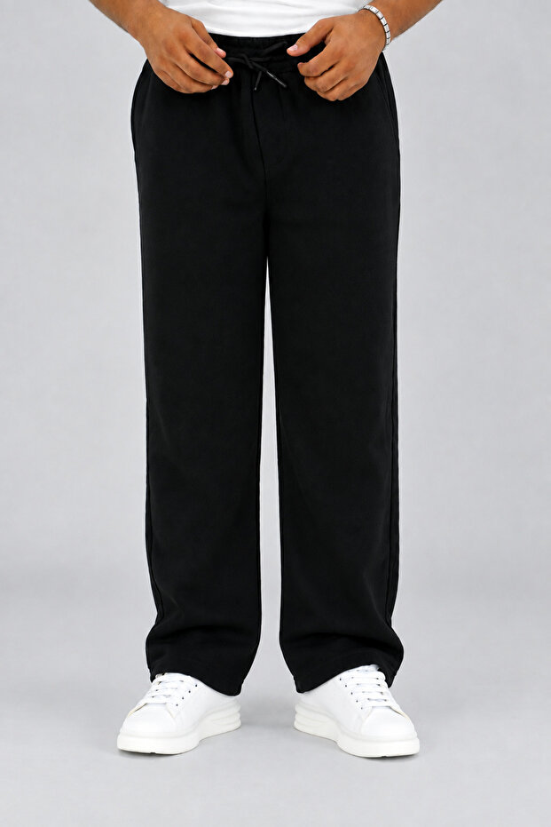 Winter 3-Thread Baggy Sweatpants with Fleece Inside