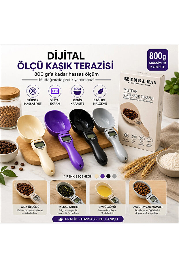 Digital Measuring Spoon - with Scale - 800 Gr Measuring Capacity