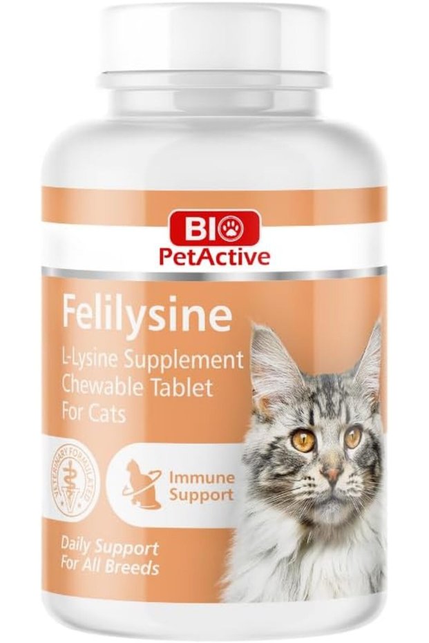 Cat L-Lysine Supplement Tablets - 90 Tablets