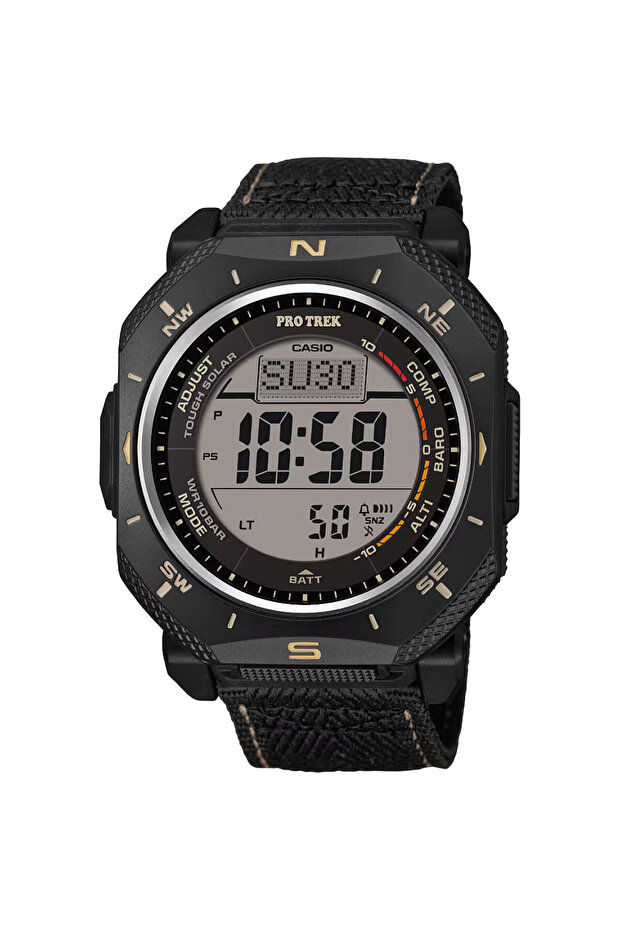 Ceas digital cu funcții multiple Pro-Trek, Negru