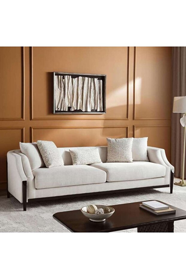 Ronko 4 Seater Sofa -beige