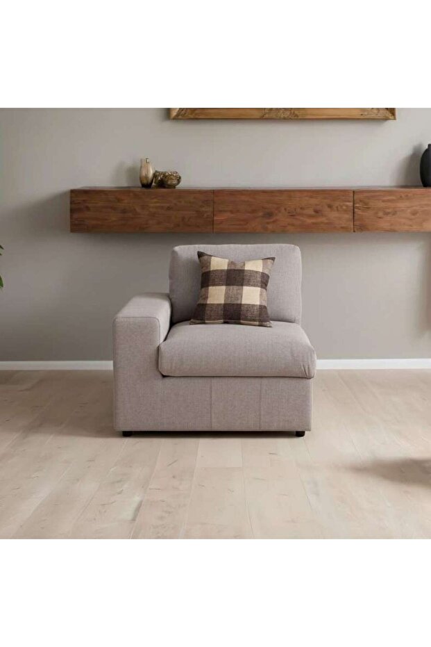 Specialty Left Arm Sofa - Grey