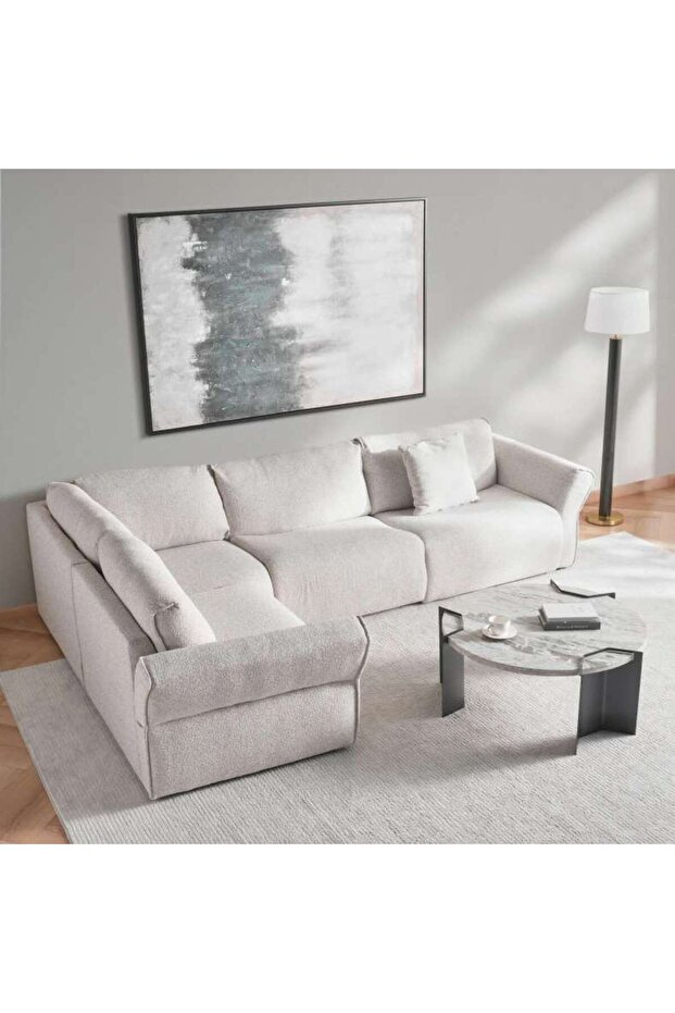 Slumber Nest Corner Sofa Bed- Beige