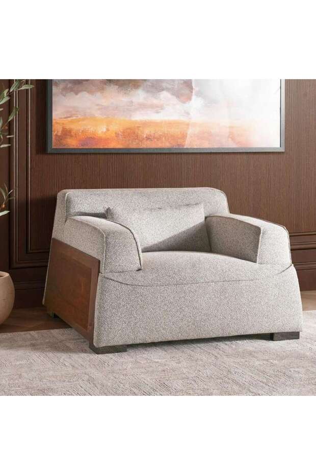 Honto Single Seater Sofa - Beige
