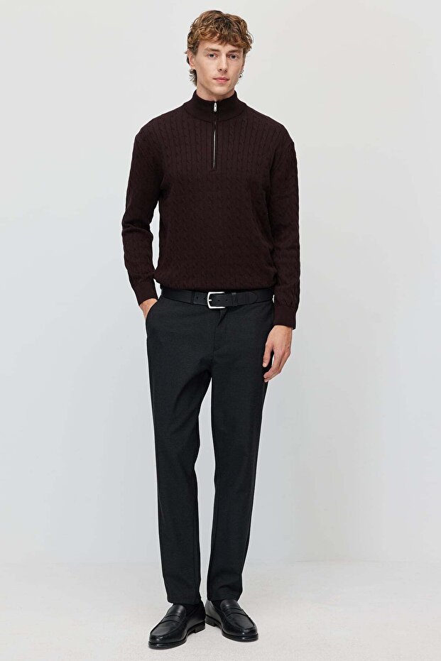 Men's Pinstripe Fabric Trousers