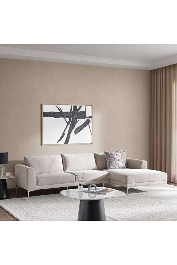 Newfield Sectional Sofa (right) - Light Beige