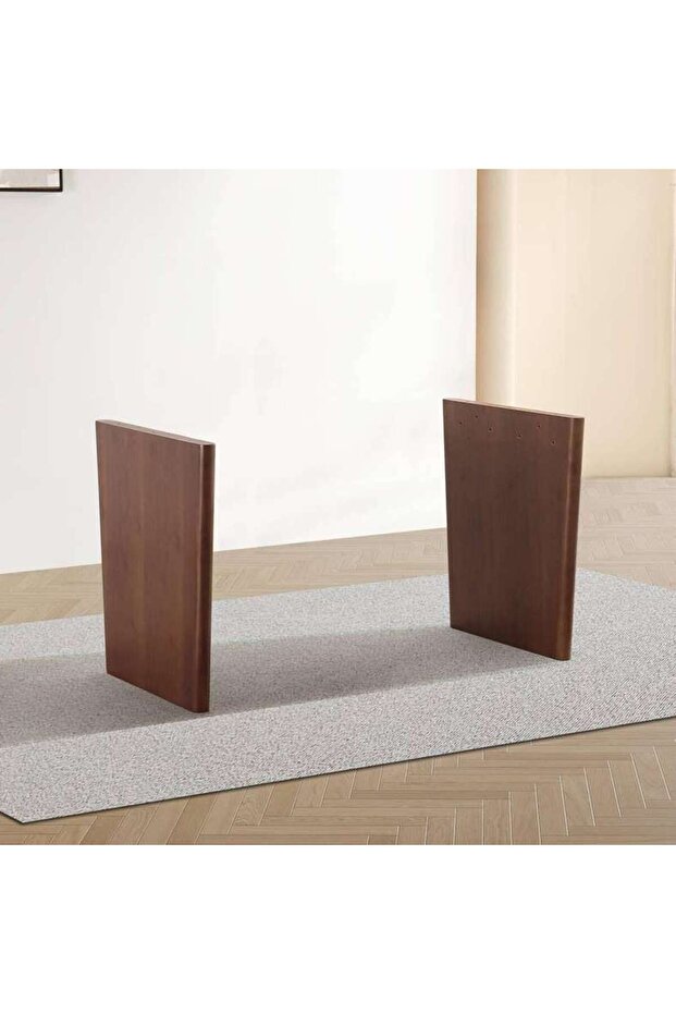 Orion Modular Dining Table Leg Veneer - Walnut