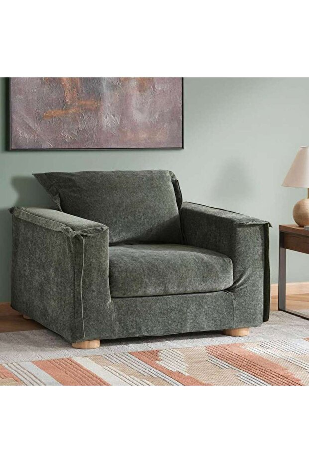 Siroana Single Seater Sofa - Green