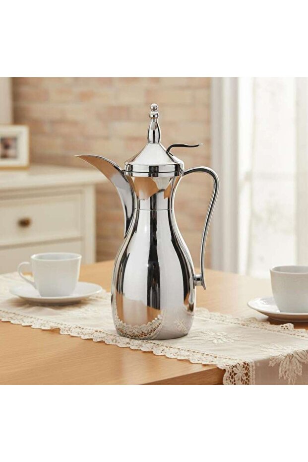 Dallah Flask 1l -chrome