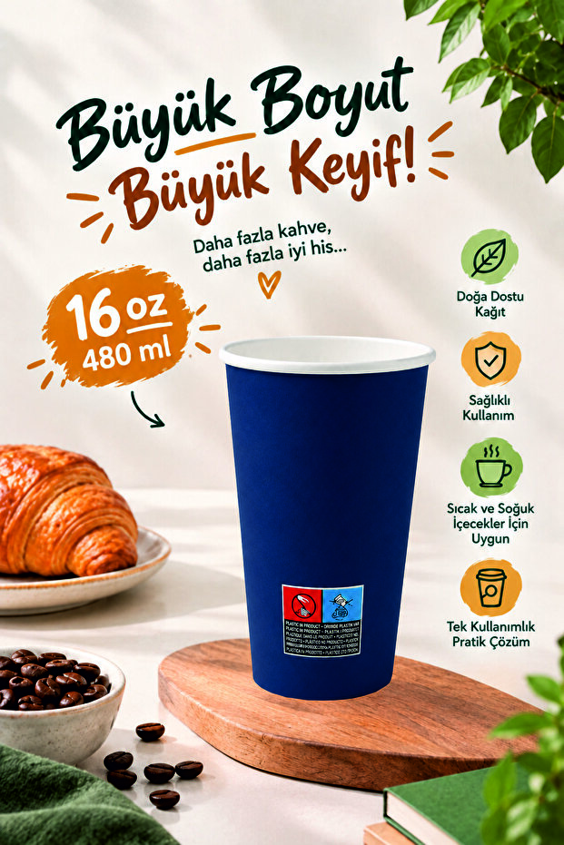 16 Oz 50 Adet