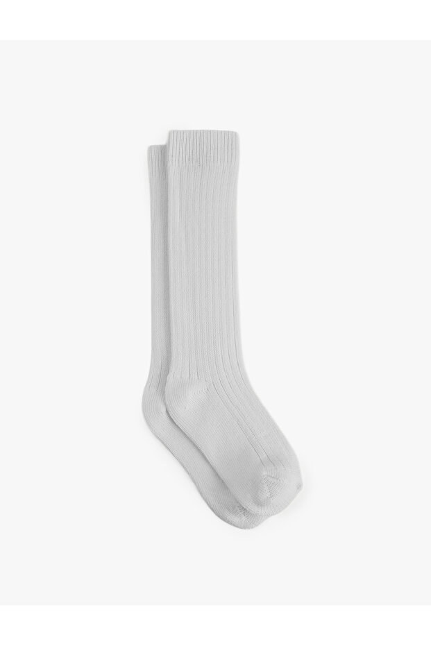 Ribbed Knee Socks