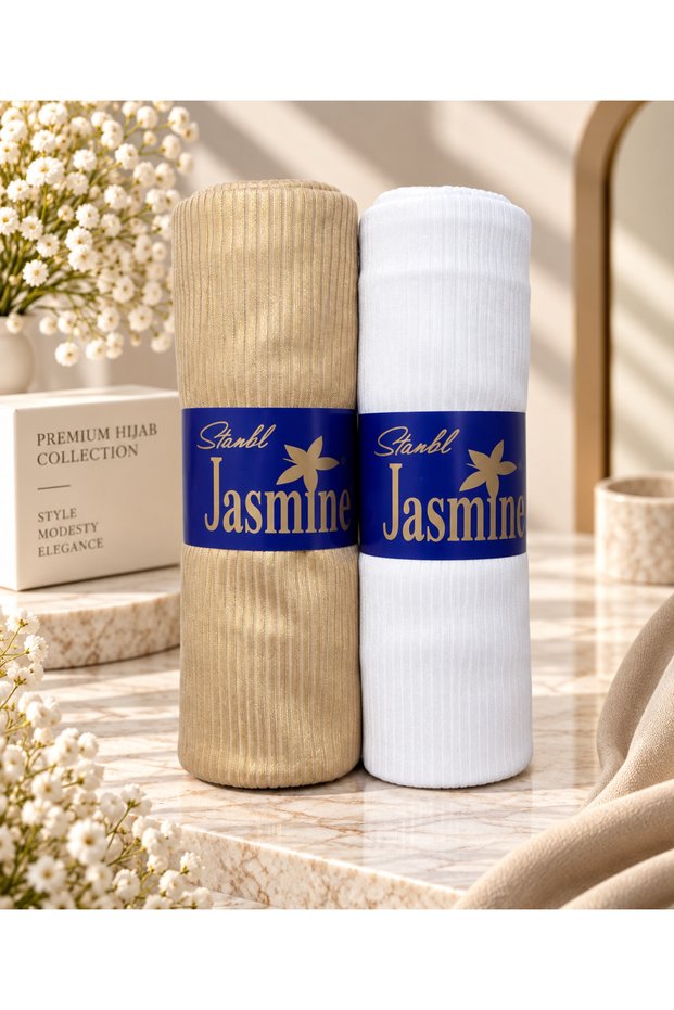 Jasmine Shimmer Line Hijab