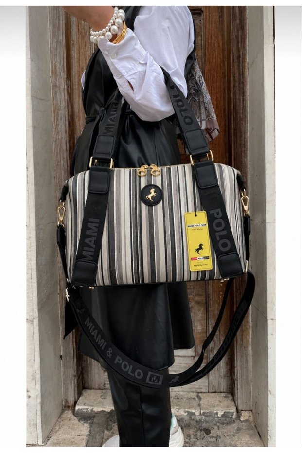 Miami Polo Original Women's Multi-Eye Adjustable Crisscross Straps Hands and Shoulder Bag