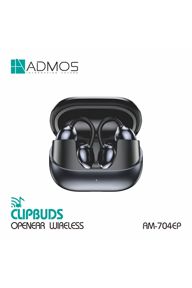 Open-Ear Clip-On Wireless Earbuds with Bluetooth 6.0 | Hi-Res Audio, Ultra-Low Latency & Secure Comfortable Fit
