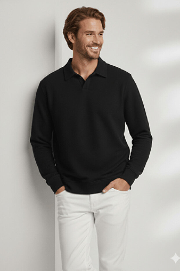 Men's Polo Neck T-Shirt - Summer