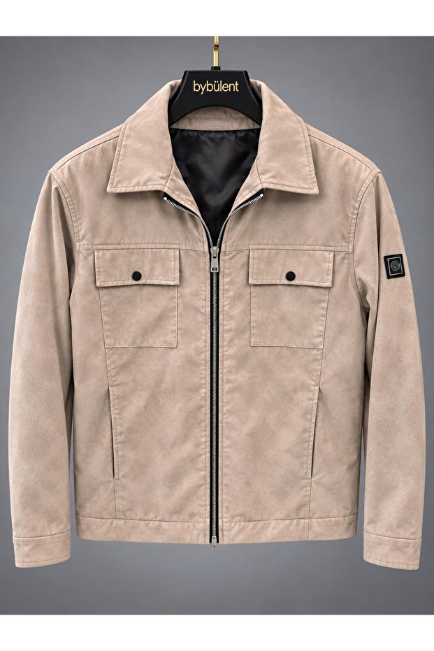 Men's Trench Coat High Quality Colorfast Waterproof Coat