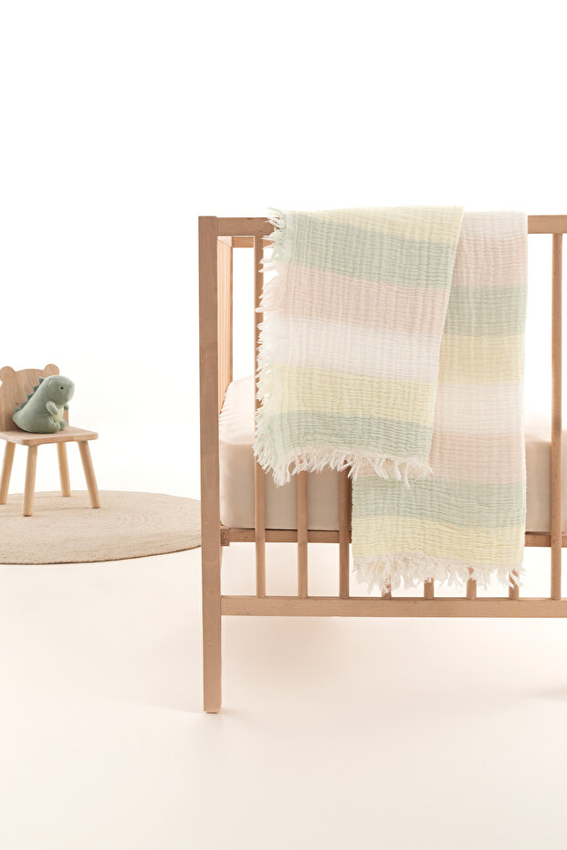 Frosty Baby 100% Cotton Muslin Pique - Sage