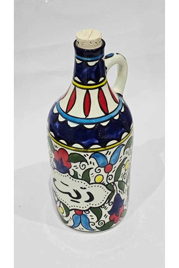 Handmade ceramic oil pitcher