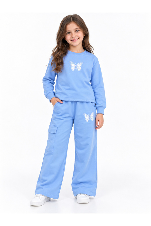 Girl's Two-Thread Seasonal Top and Bottom Set