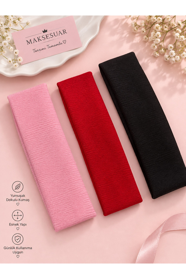 Women's 3 Piece Hair Band Set