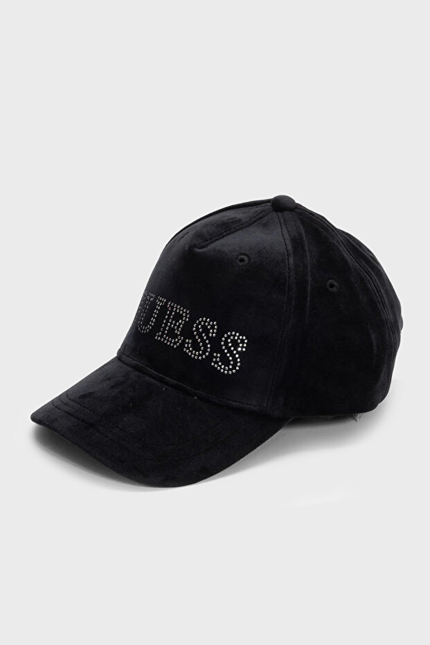 Hat with Stone Logo Aw5640Pol01 Women's Hat Aw5640 Pol01 Bla