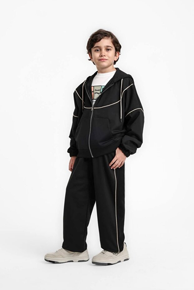5-14 Years Aven Miles Boys' Suit-Black