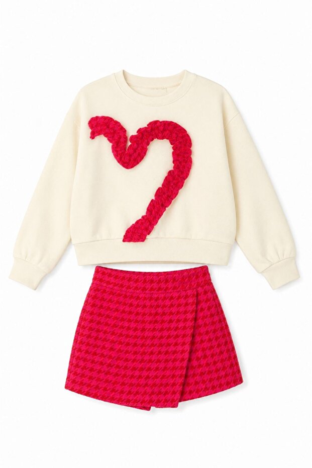 4-8 Years Old Odessa Belle Girl's Set-Ecru