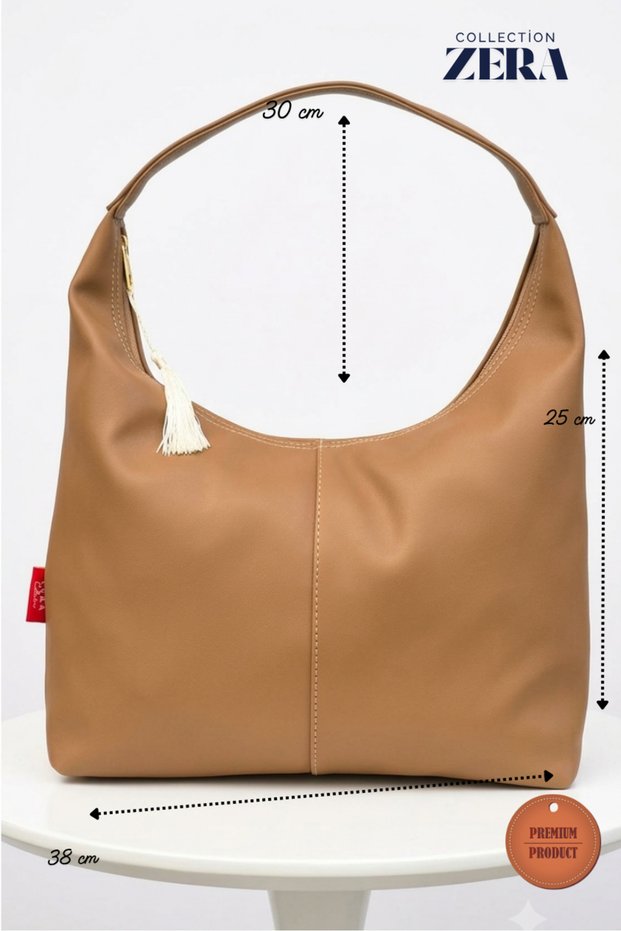 Large Size Shoulder and Hand Bag with Lining, Stylish and Durable, with Internal Pocket, 40cm