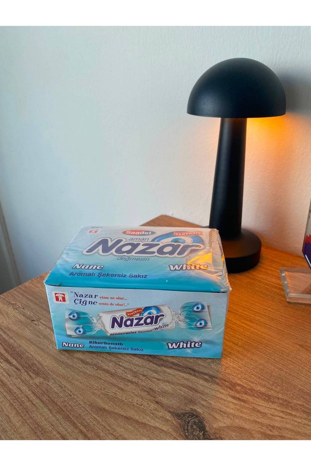 Carbonated and Mint Flavored Nazar Gum 2 X 100 Pieces 150 g Nostalgic Gum