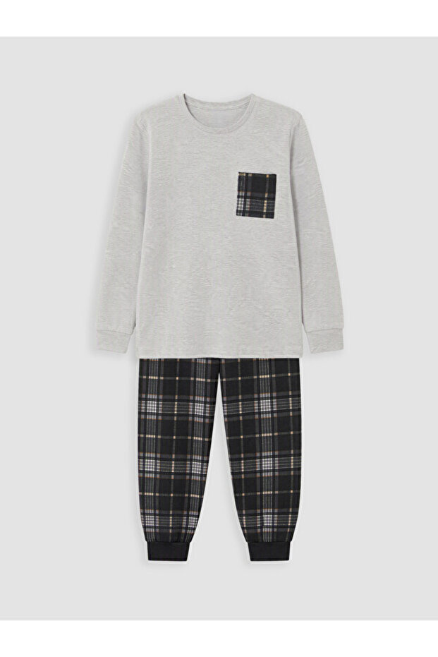 Sparkling Choices from Shining Store Zero Roba Collar Boy's Pajama Set